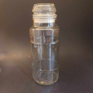 Vintage Planters Mr. Peanut Glass Jar With Lid 1978 Anchor Hocking